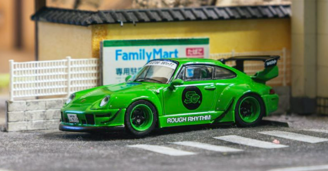 1/64 Tarmac Works Porsche RWB 993 Rough Rhythm Fuel Fest Student Driver -  LIVECARMODEL.com