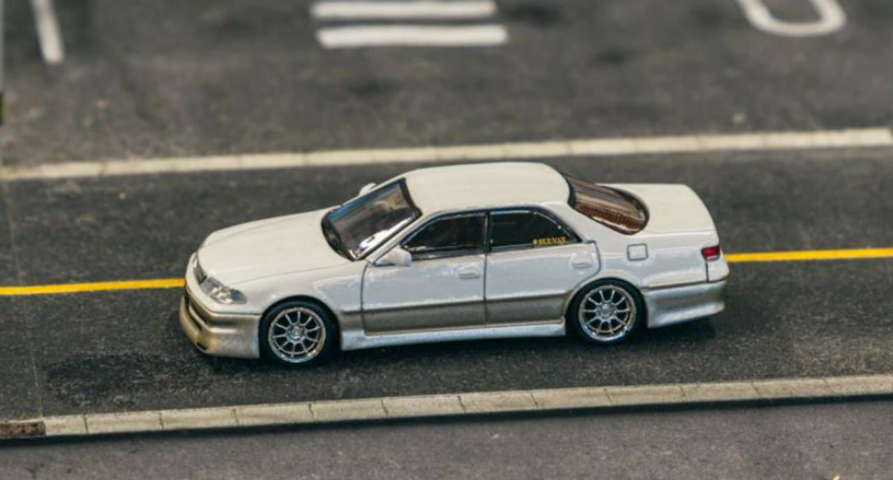 1/64 Tarmac Works VERTEX Toyota Mark II JZX100 White Metallic -  LIVECARMODEL.com