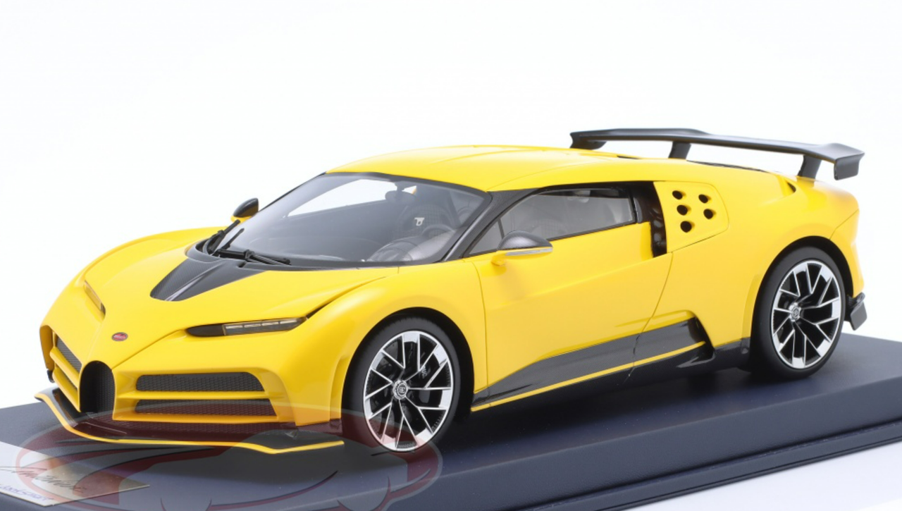 1/18 LookSmart 2022 Bugatti Centodieci (Yellow) Car Model