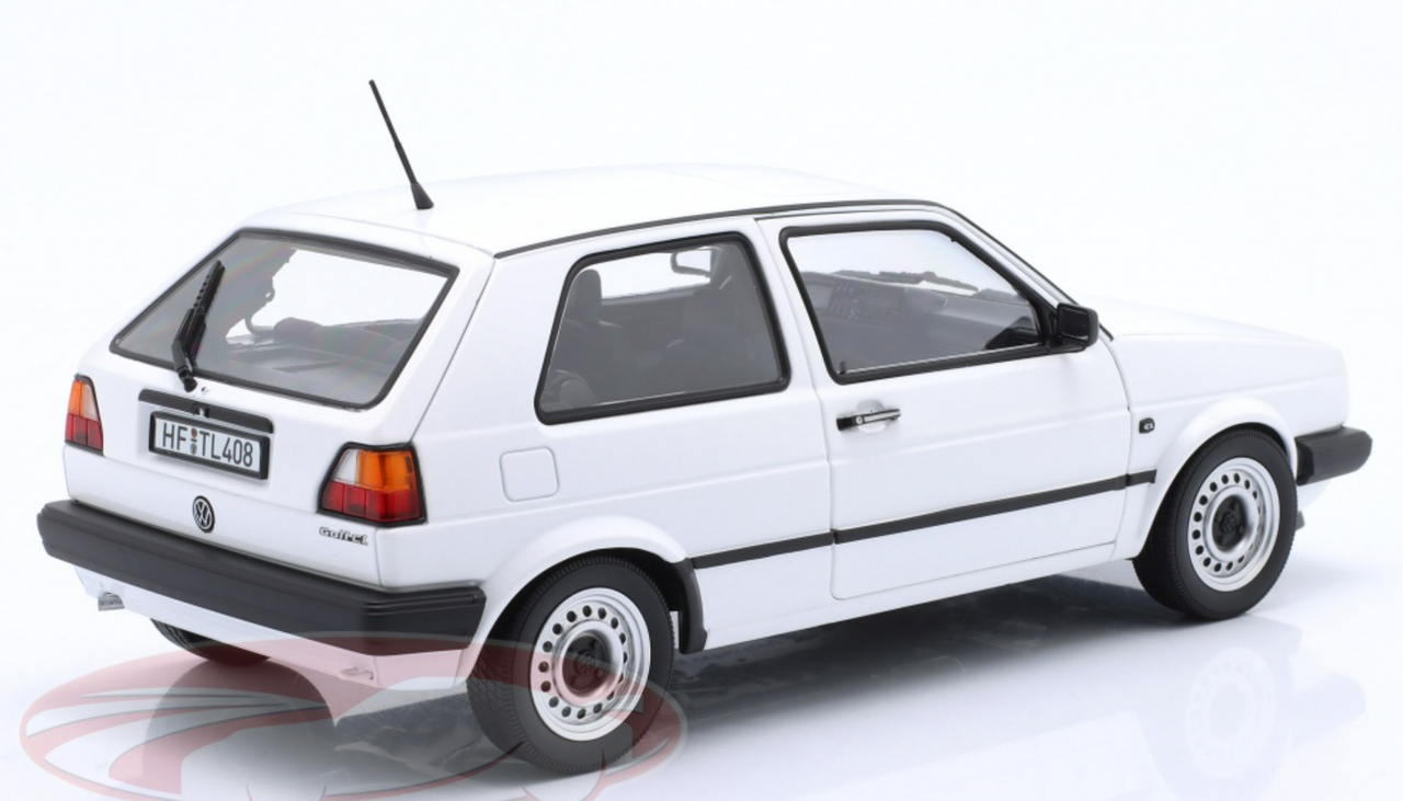 1/18 Norev 1988 Volkswagen VW Golf II CL (White) Diecast Car Model