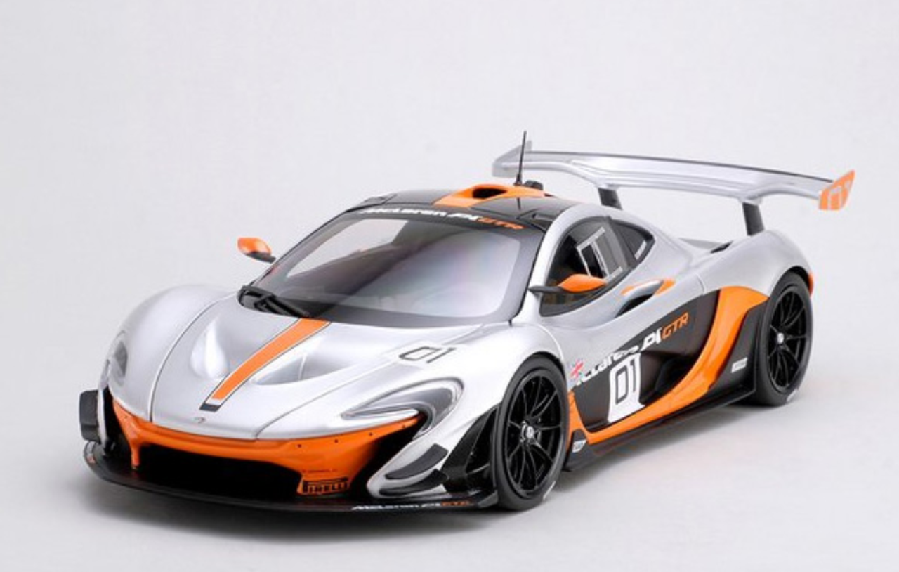 1/18 Almost Real Almostreal McLaren P1 GTR #01 #1 (Silver) Diecast Car Model