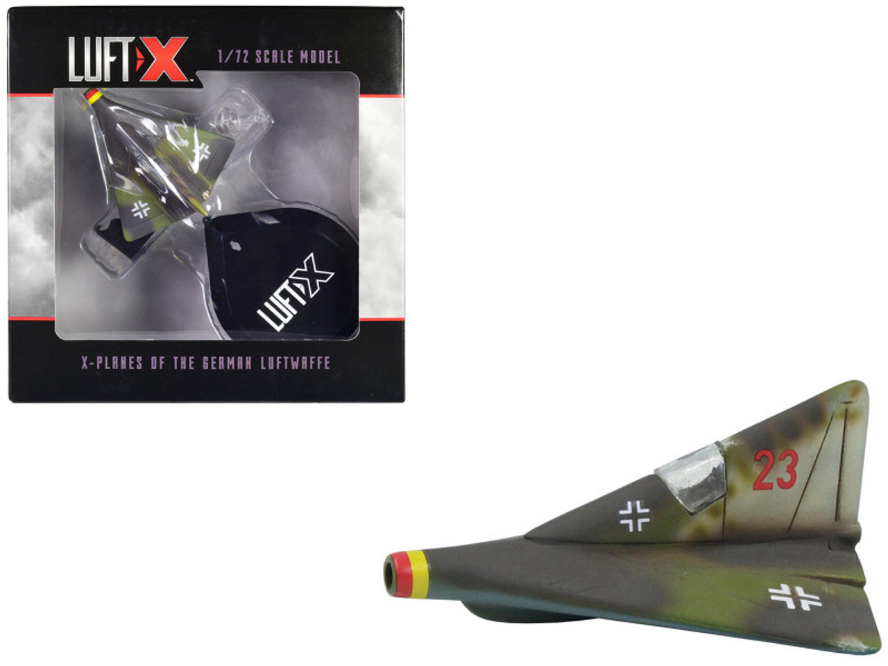 Lippisch P.13a Aircraft Prototype #23 German Luftwaffe model 1/72 Model by Luft-X