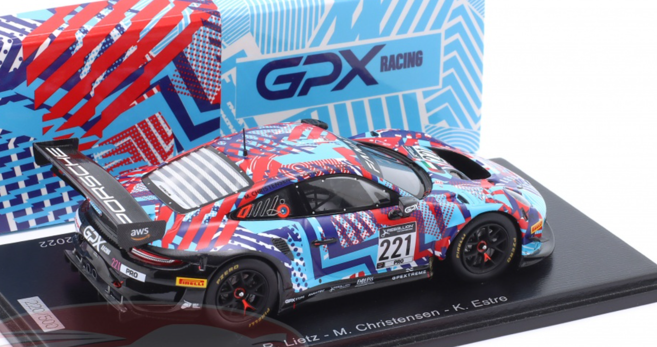 Spark 1/43 - Porsche 911 GT3 R - Spa Test Days 2022