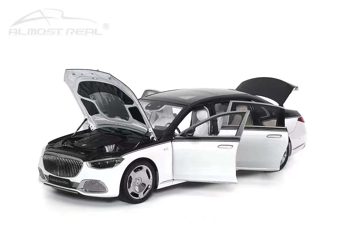1/18 Almost Real 2021 Mercedes-Benz Maybach S-Class (Z223) (White
