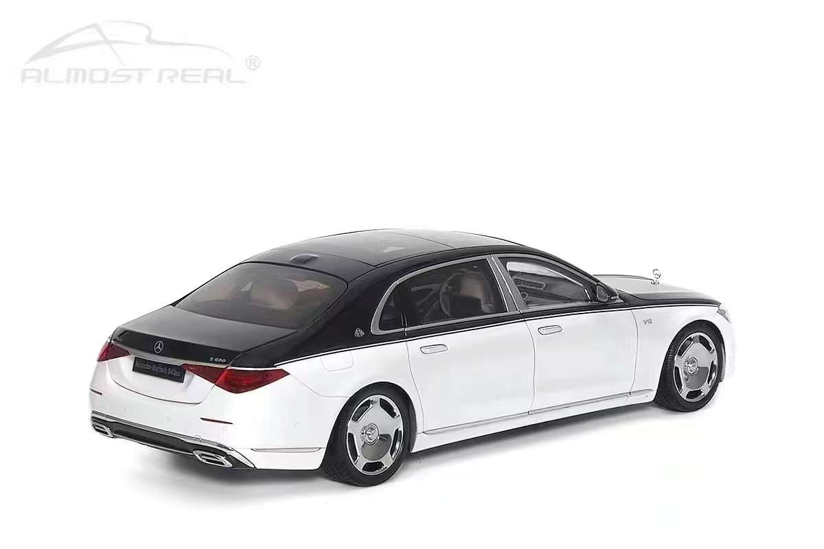 1/18 Almost Real 2021 Mercedes-Benz Maybach S-Class (Z223) (White