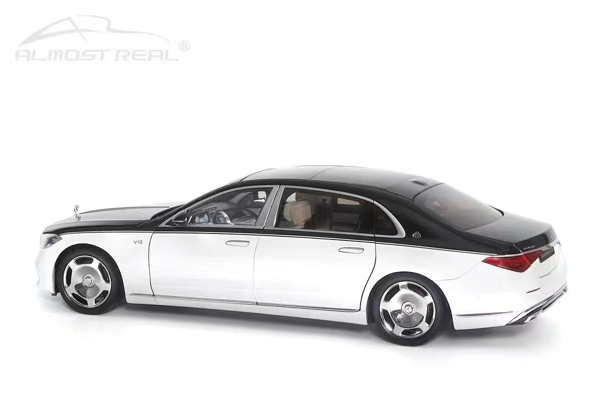 1/18 Almost Real 2021 Mercedes-Benz Maybach S-Class (Z223) (White