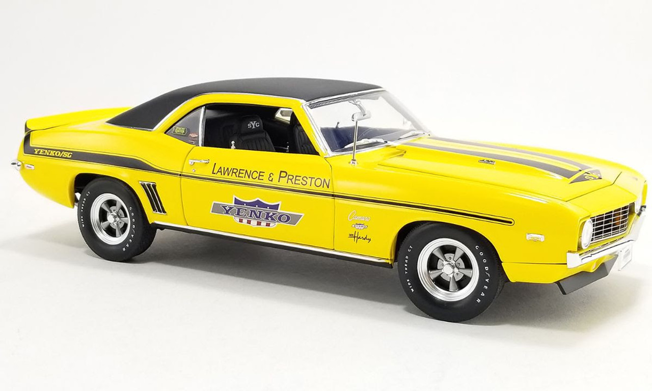 1/18 ACME 1969 Chevrolet Yenko Camaro SC/SS/E Lawrence & Preston Diecast Car Model