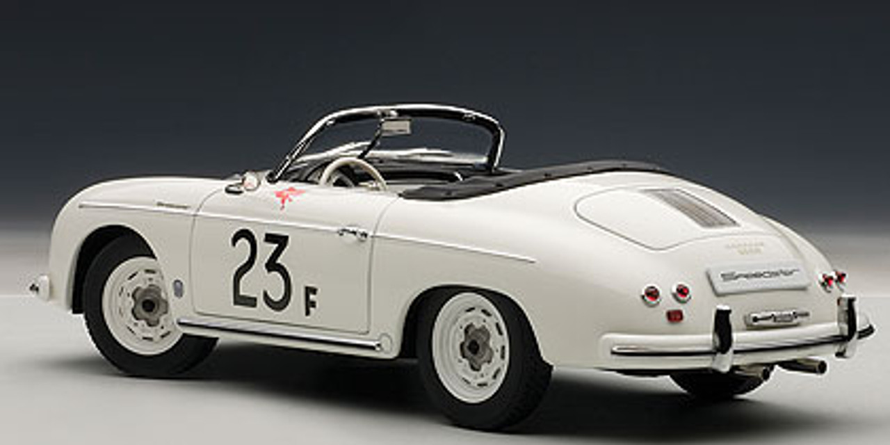 1/18 AUTOart Porsche 356 Speedster #23 (White) Car Model