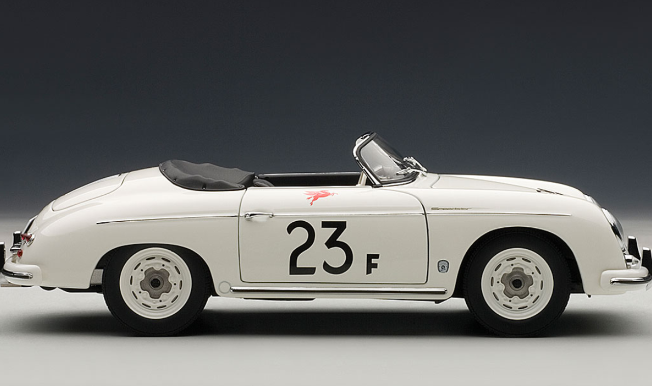 1/18 AUTOart Porsche 356 Speedster #23 (White) Car Model