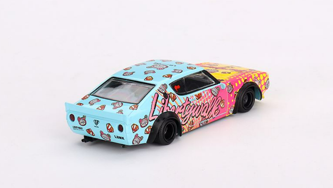 1/64 Mini GT Nissan Skyline Kenmeri Liberty Walk LBWK KUMA Diecast Car Model