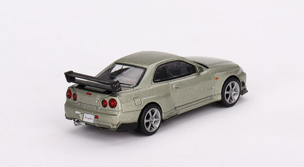 1/64 MINI GT Nissan Skyline GT-R (R34)Tommykaira R-z Millenium Jade Green