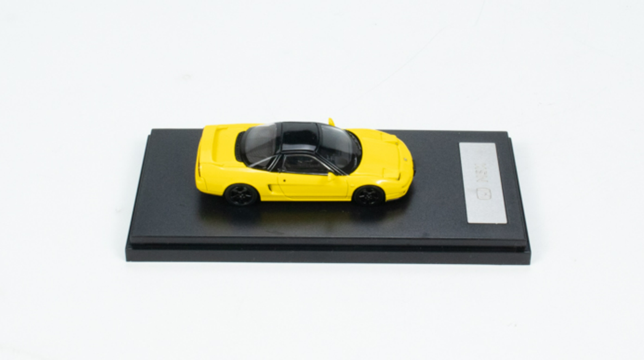 1/64 LCD Honda NSX MK1 NA1 (Yellow) with Flipping Headlights Diecast Car Model