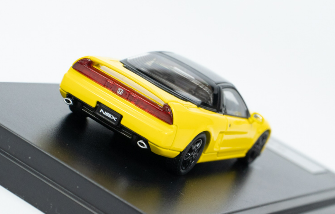 Voiture Miniature Honda NSX MK1 (NA1) - Édition White Carbon JDM - Échelle 1:64 - Fuji Model