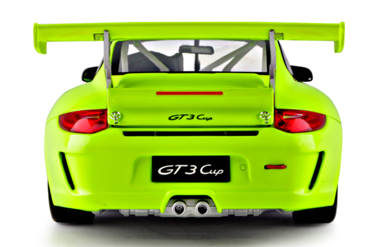 1/18 Welly FX Porsche 911 GT3 Cup (Green) Diecast Car Model