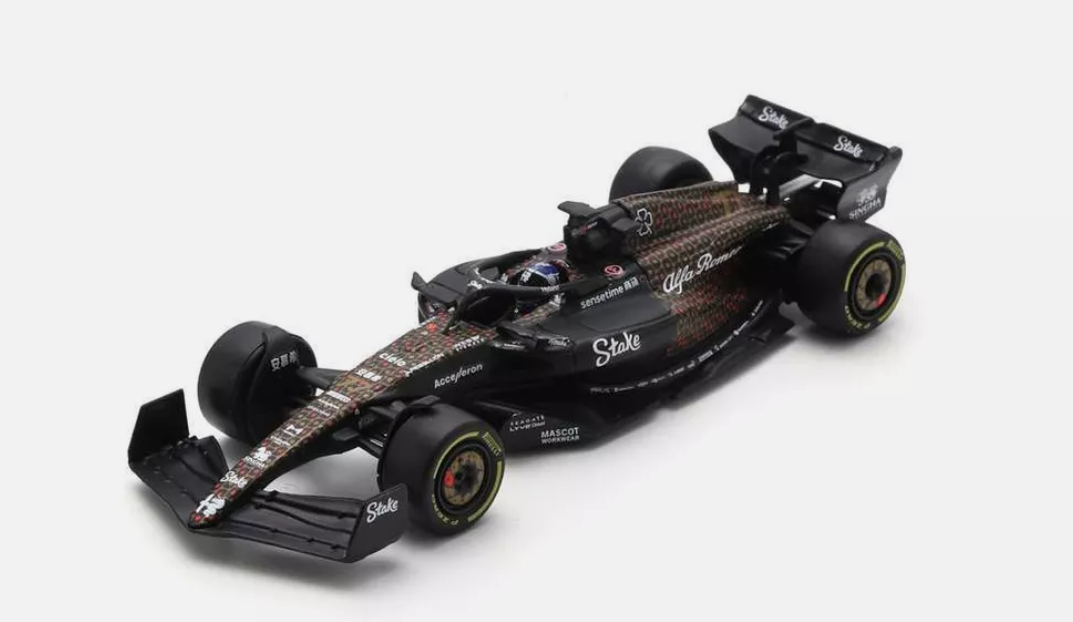 Spark S8938 - Alfa Romeo F1 Team Stake C43 #77 - GP Las Vegas 2023 - 1/43 Résine