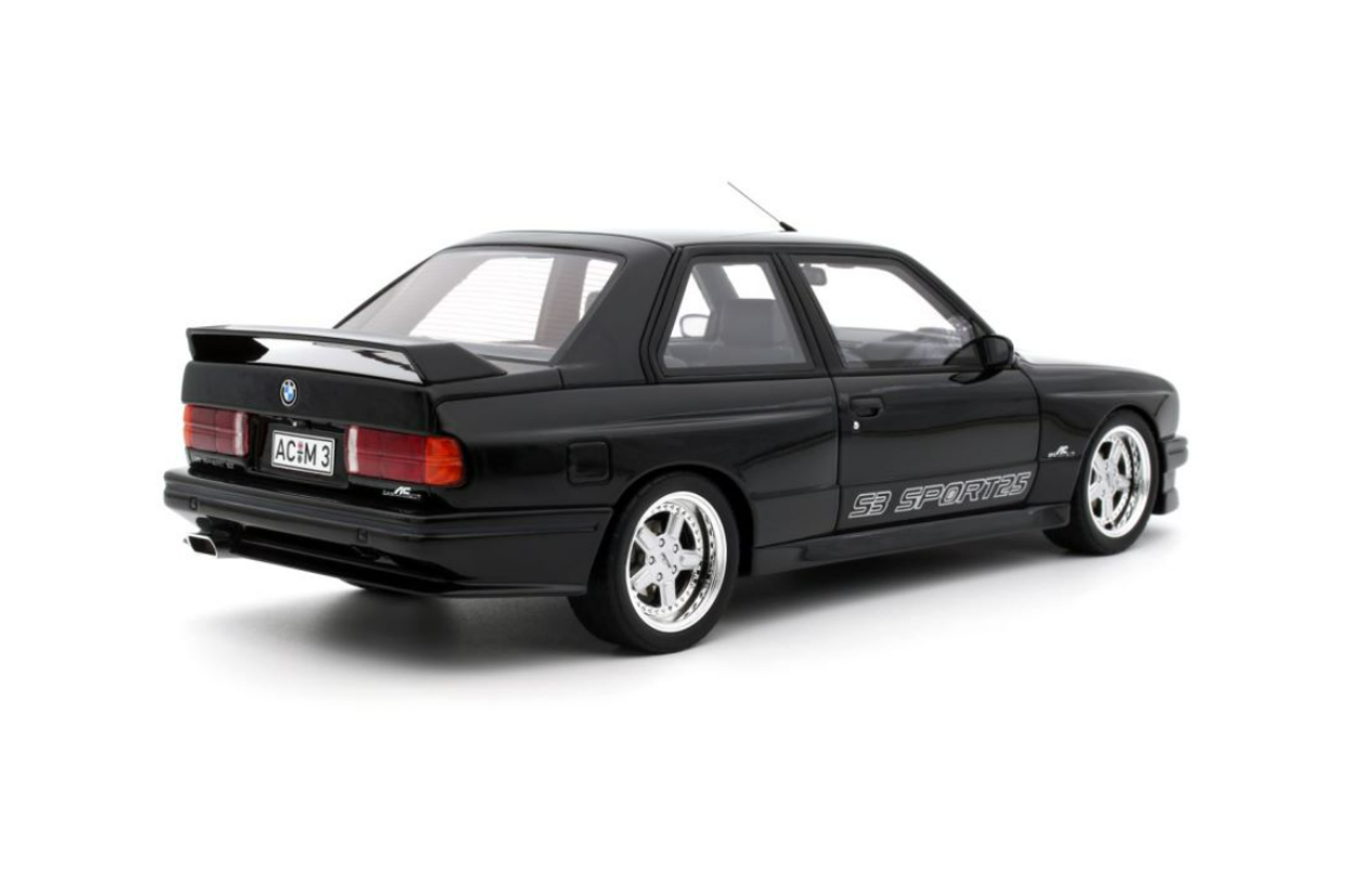 1/18 OTTO 1985 BMW M3 E30 AC Schnitzer ACS3 Sport (Black) Car Model