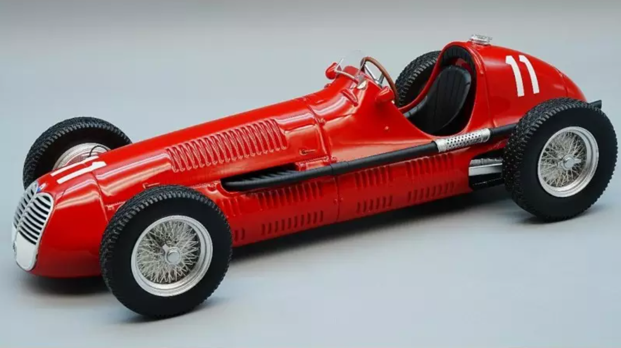 1/18 Tecnomodel 1948 Alberto Ascari Maserati 4CLT/48 #11 2nd British GP RAC Car Model