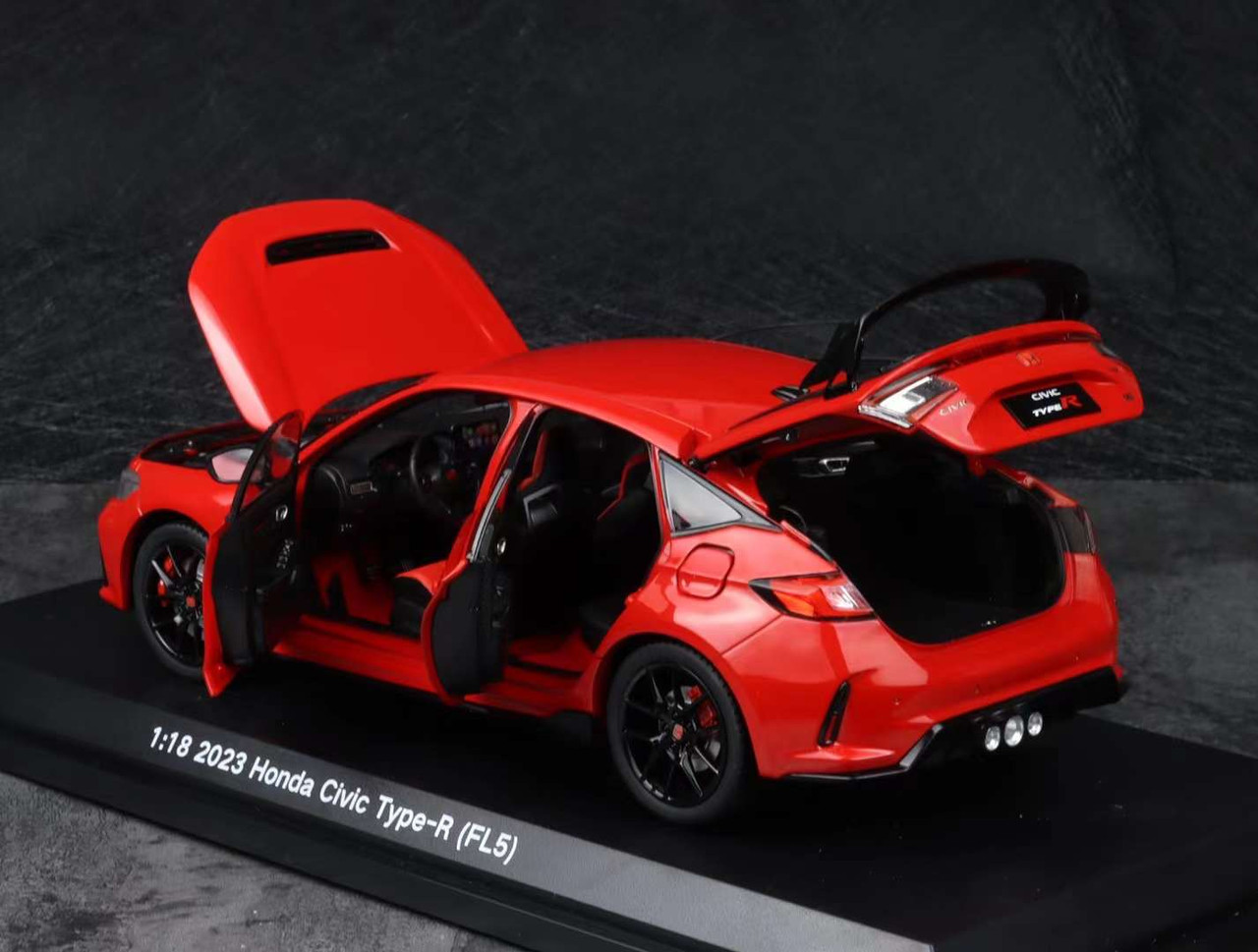 1/18 Dealer Edition 2023 Honda Civic Type-R FL5 (Red) Diecast Car Model
