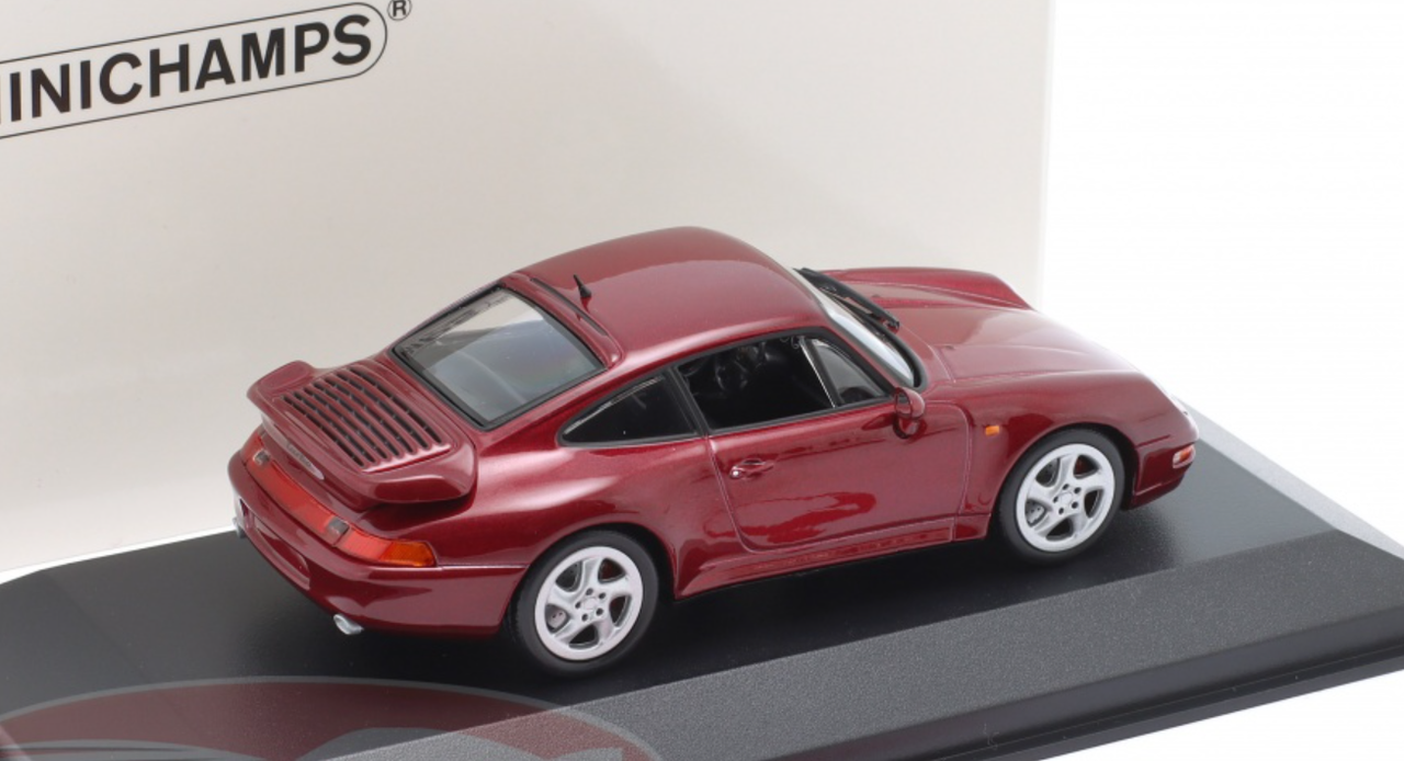 1/43 Minichamps 1995 Porsche 911 (993) Turbo (Red Metallic) Car Model