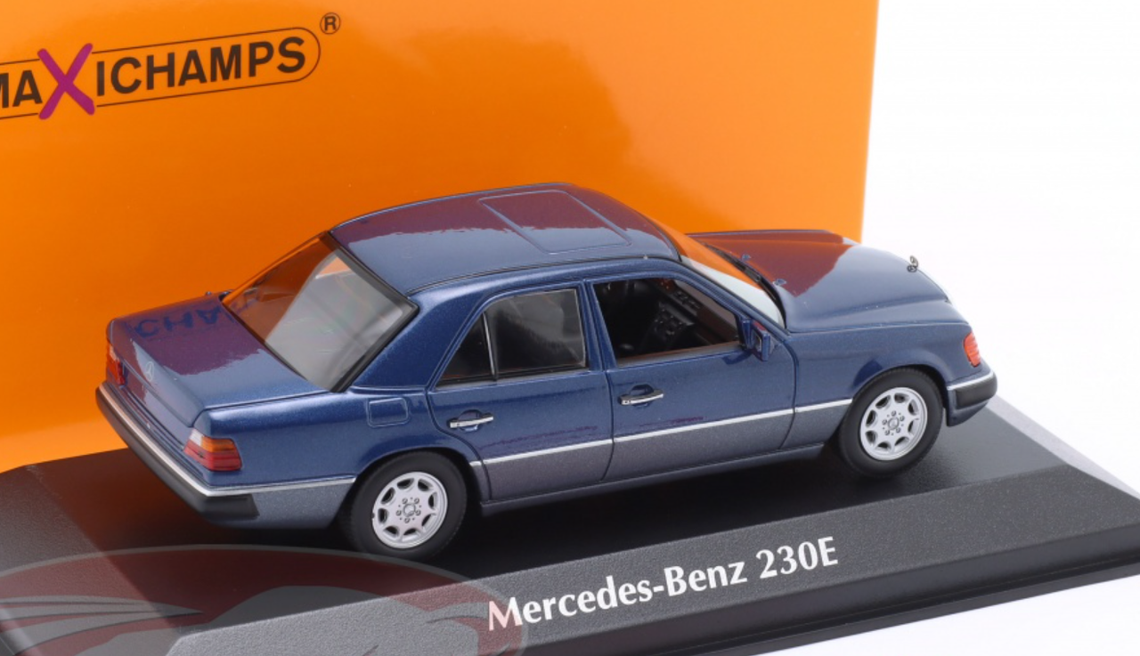 1/43 Minichamps 1991 Mercedes-Benz 230E (Dark Blue Metallic) Car Model