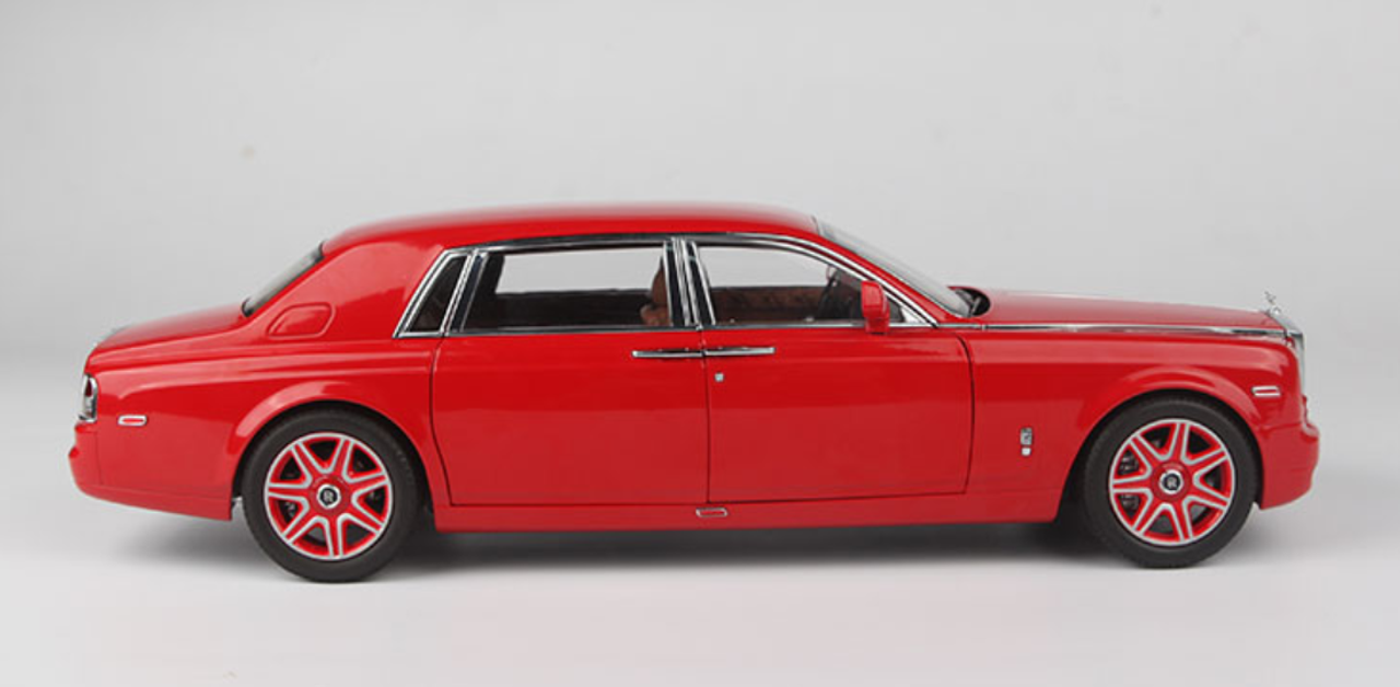 1/18 Kyosho Rolls-Royce Phantom EWB Extended Wheelbase (China Red) Diecast Car Model limited