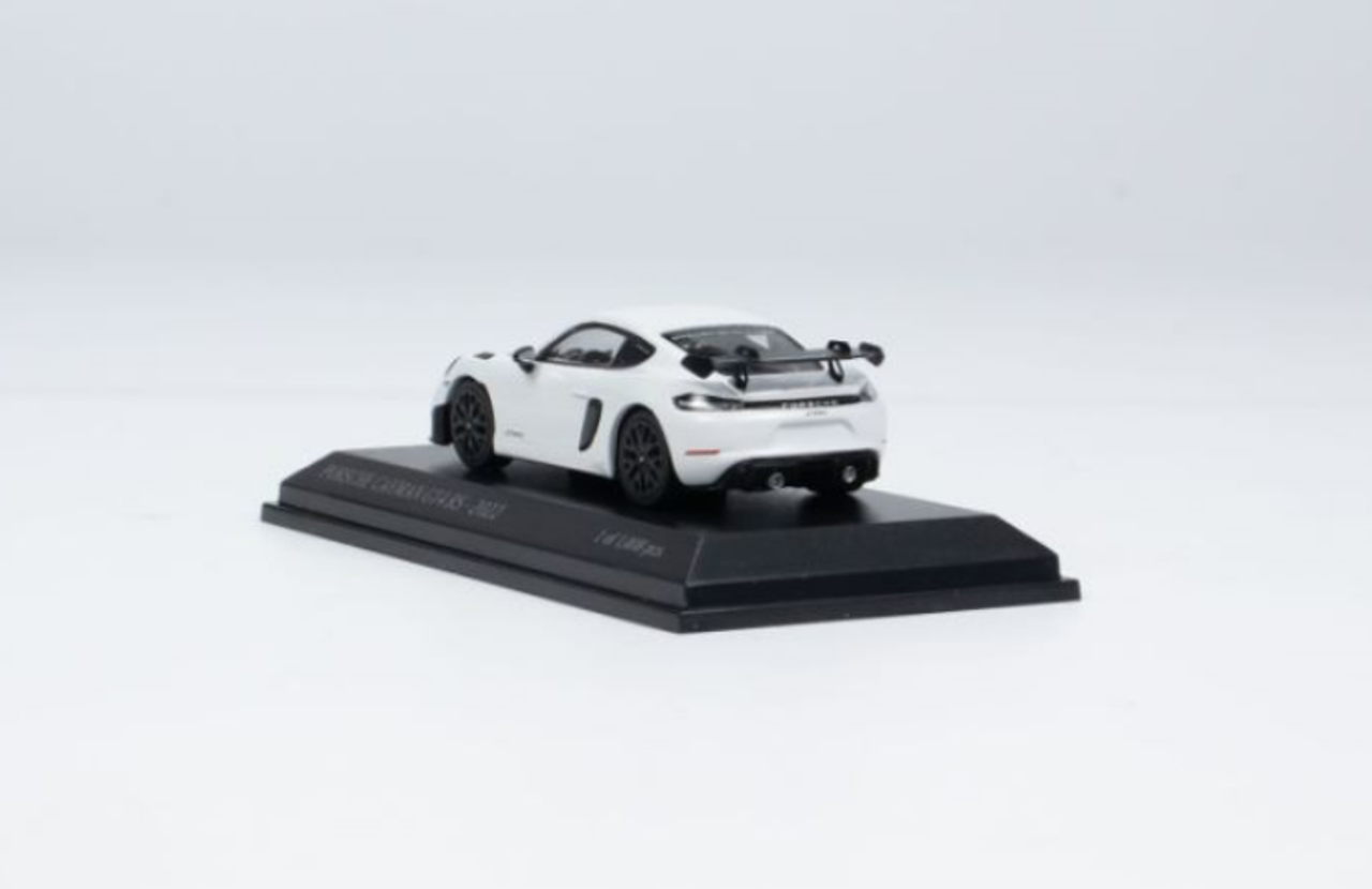 1/64 Minichamps Porsche Cayman GT4RS - 2022- White CLDC Exclusive World Wide Limited 1000