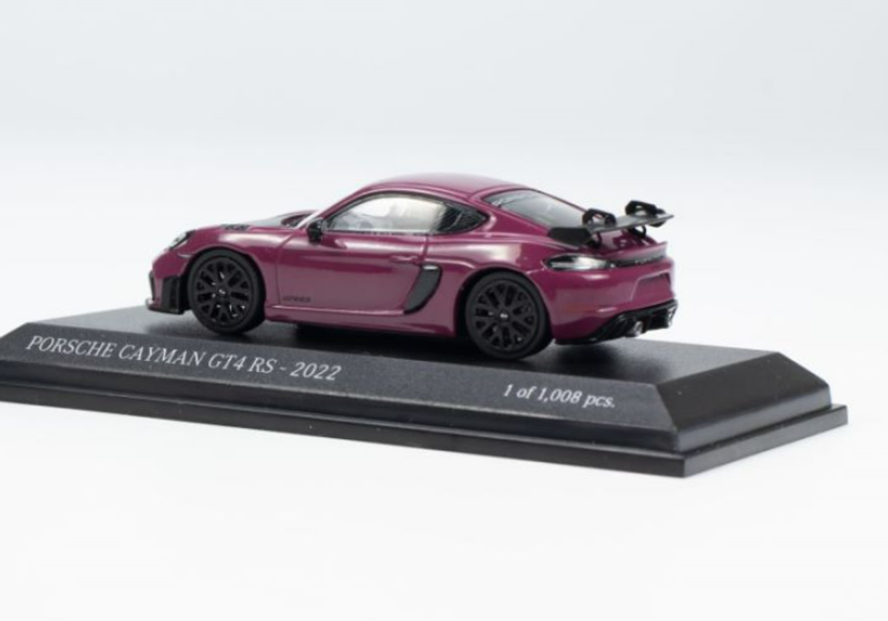 1/64 Minichamps 2022 Porsche Cayman GT4 RS (Red) Car Model Limited