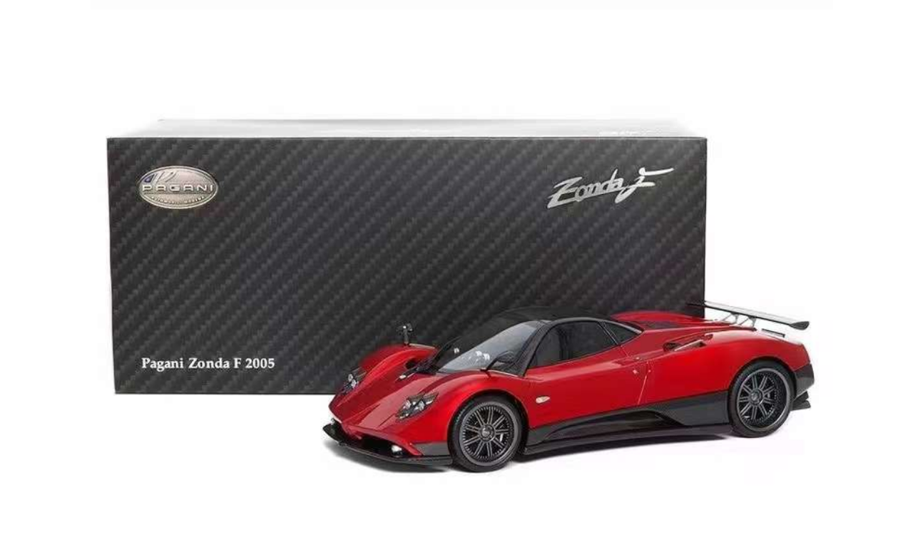 1/18 Almost Real パガーニ ゾンダ F 2005 1/18 Almost Real 2005 Pagani Zonda F (Red) Car Model Limited