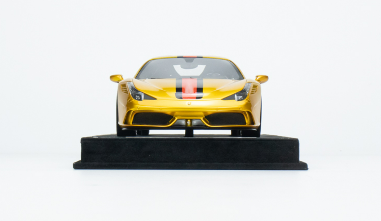 1/18 HH Model Ferrari 458 Speciale Electric Gold