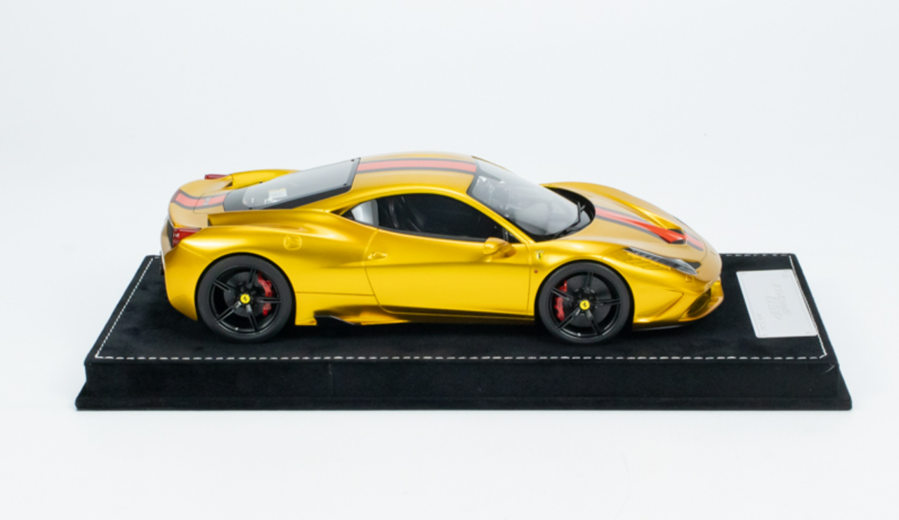 1/18 HH Model Ferrari 458 Speciale Electric Gold