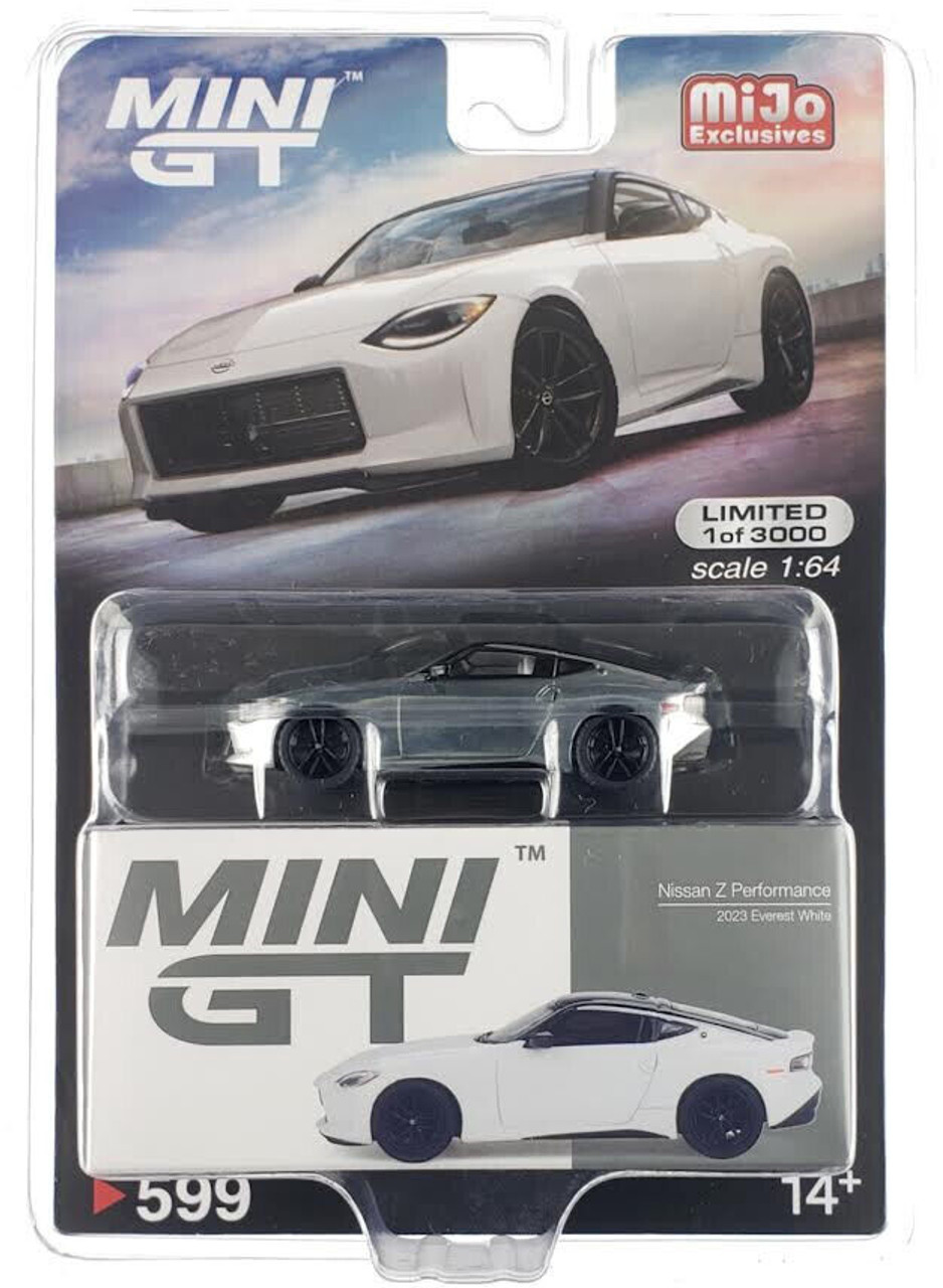 CHASE CAR 1/64 Mini GT 2023 Nissan Z Performance (Chrome Silver Diecast Car  Model