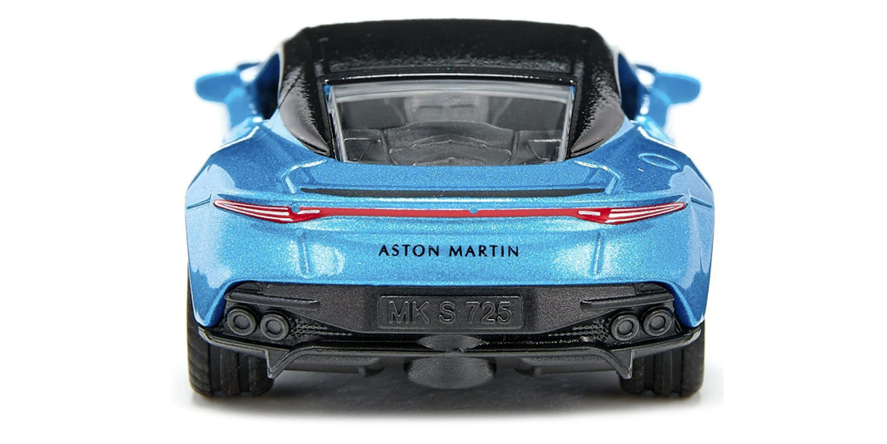 Aston Martin DBS Superleggera Blue Metallic with Black Top Diecast Model Car by Siku