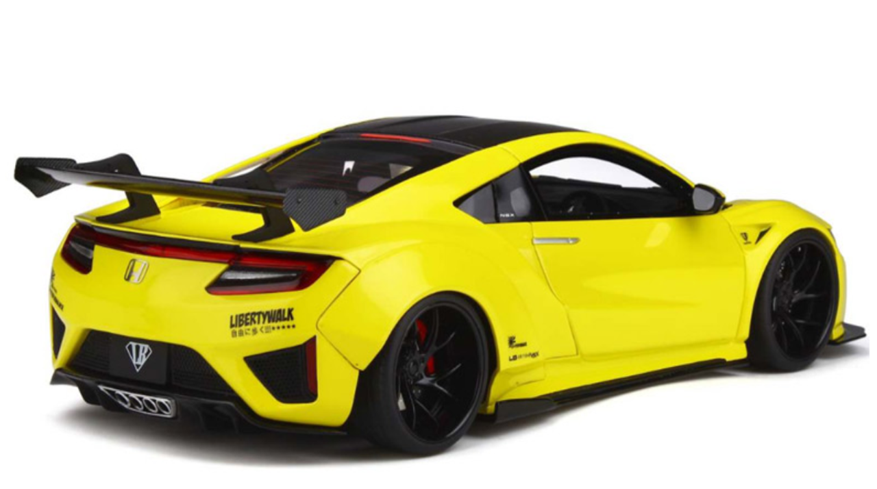 1/18 GT Spirit GTSpirit Acura Honda NSX Liberty Walk LB Wide Body (Yellow) Resin Car Model Limited