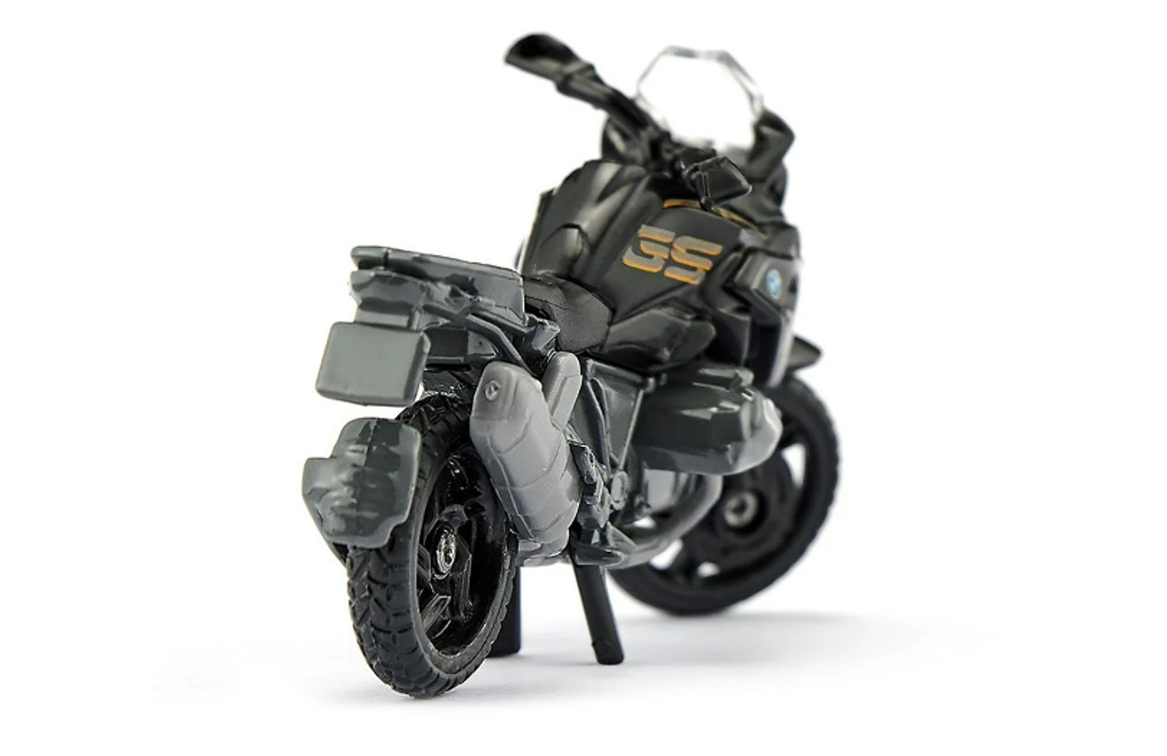 BMW R1250 GS LCI Motorcycle Black and Gray Diecast Model by Siku