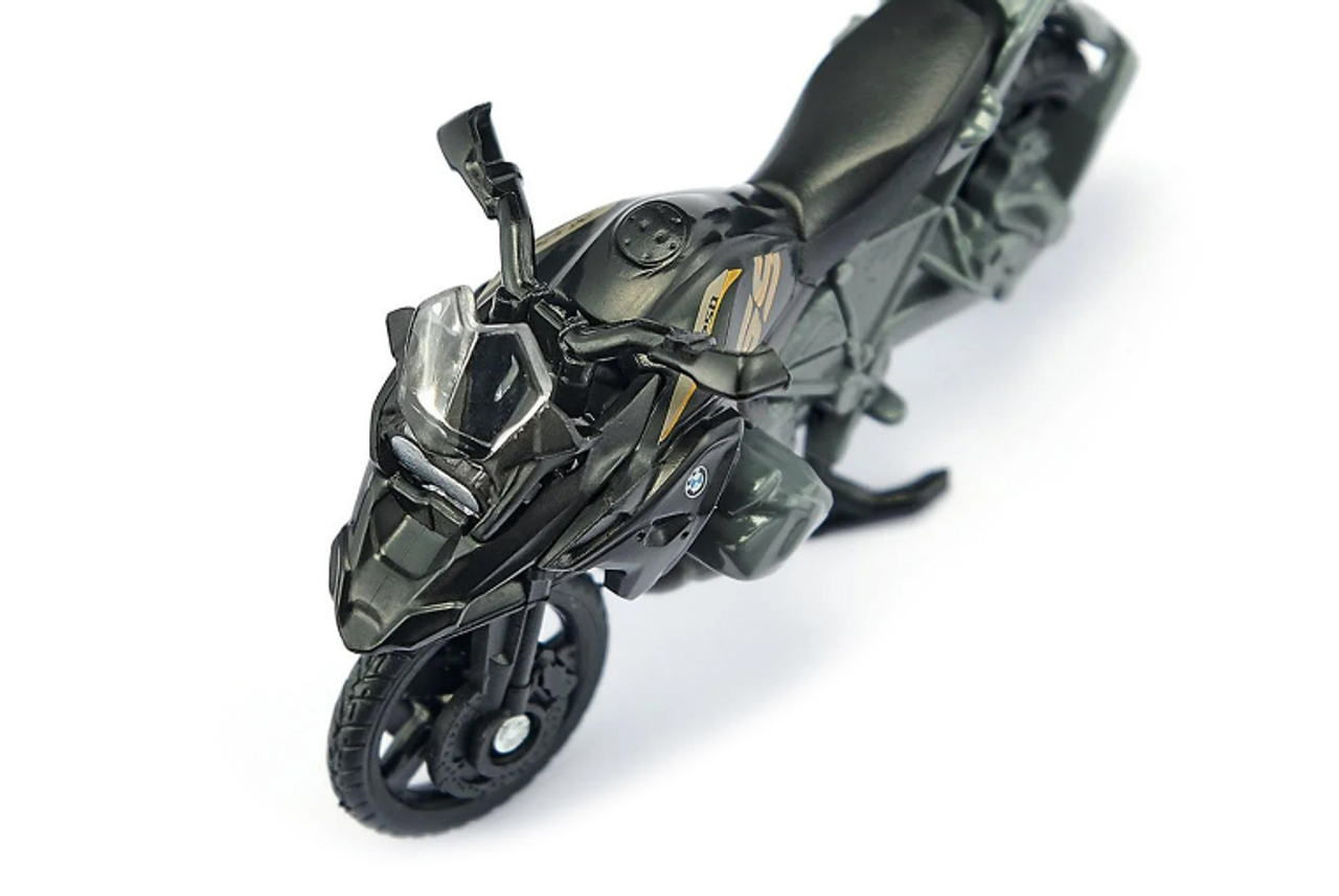 BMW R1250 GS LCI Motorcycle Black and Gray Diecast Model by Siku