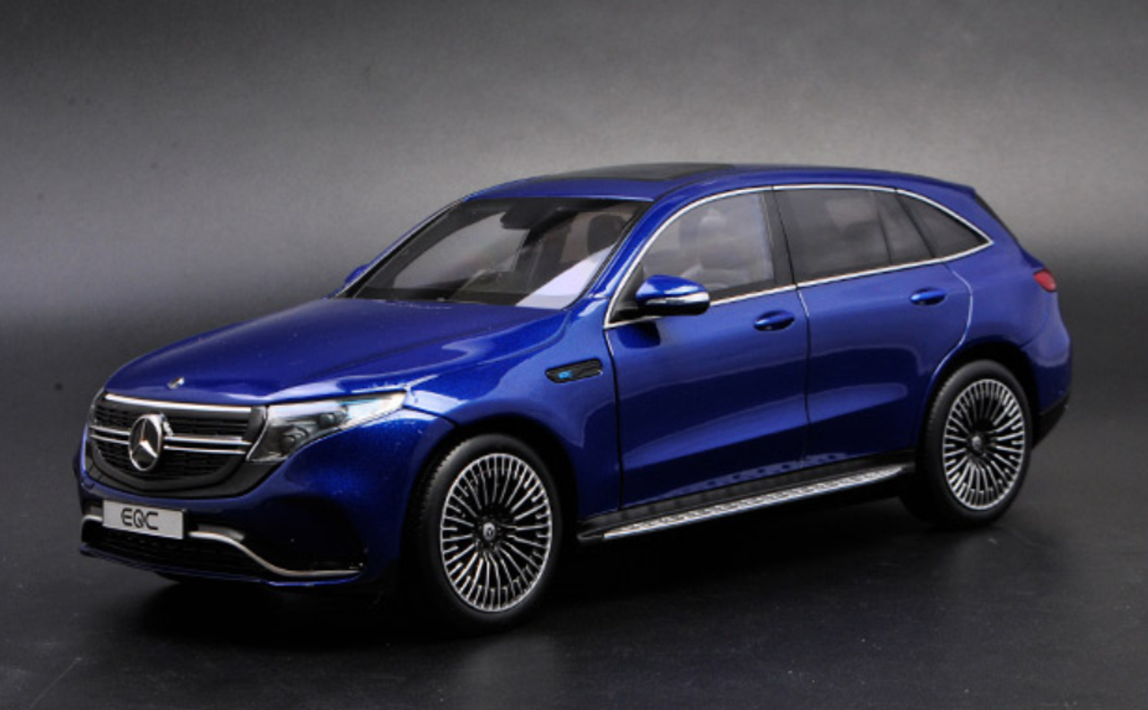 1/18 Dealer Edition Mercedes-Benz Mercedes MB EQC (Blue) Diecast Car Model