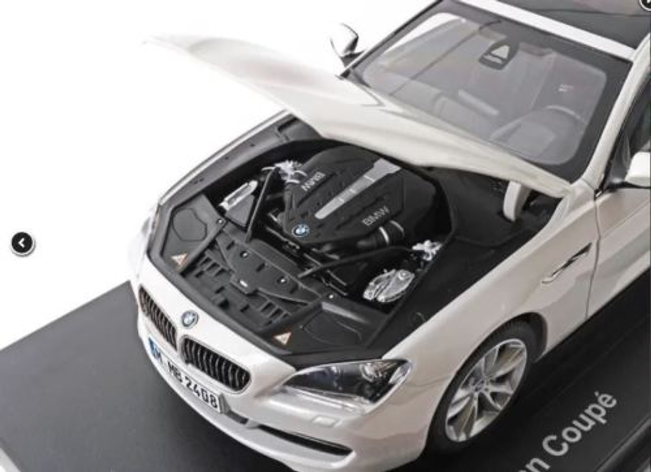 1/18 Dealer Edition BMW 6 Series 650i GranCoupe (White) Diecast Car Model