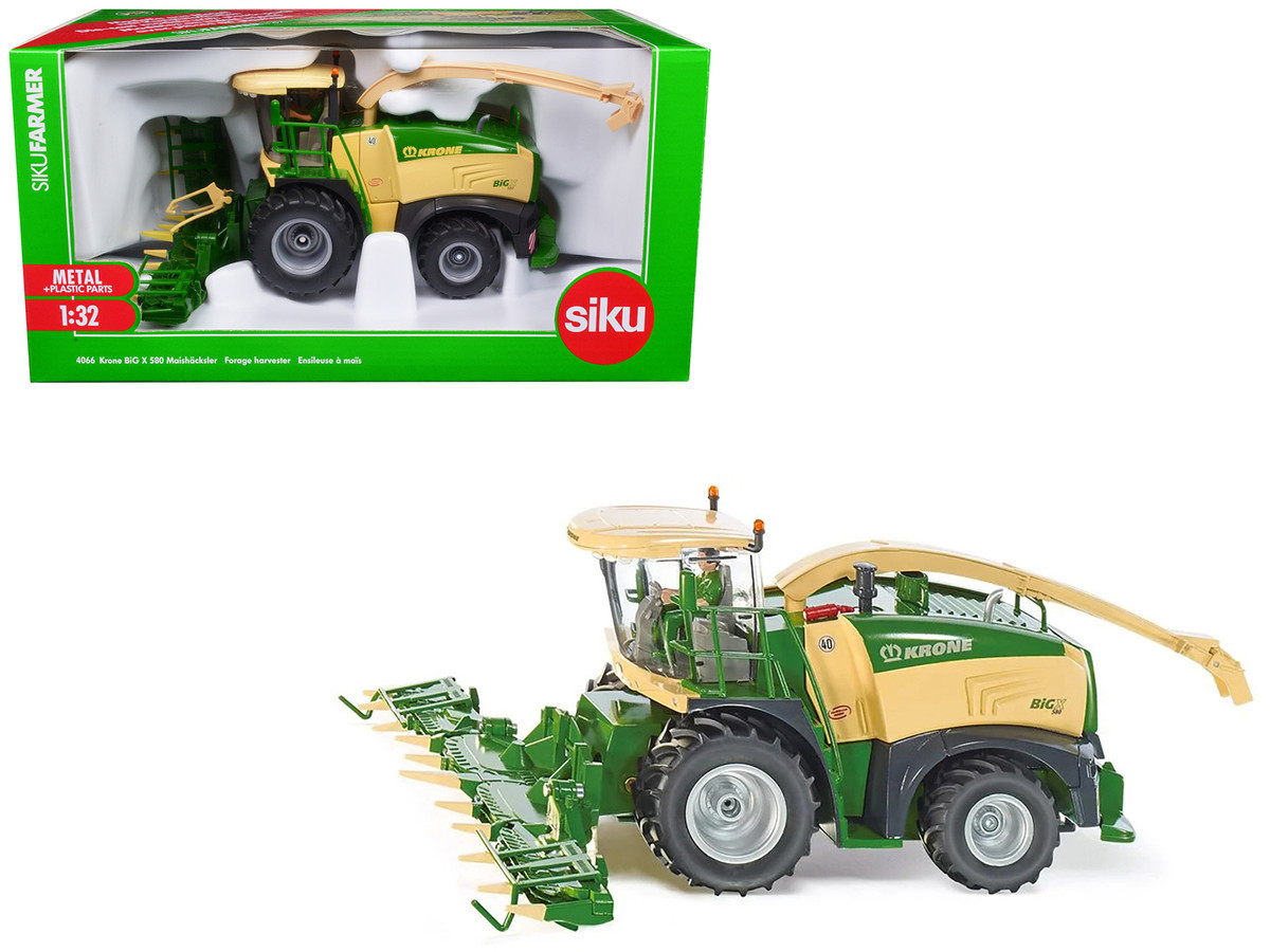 Krone BiG X 580 Forage Harvester Green and Beige 1/32 Diecast