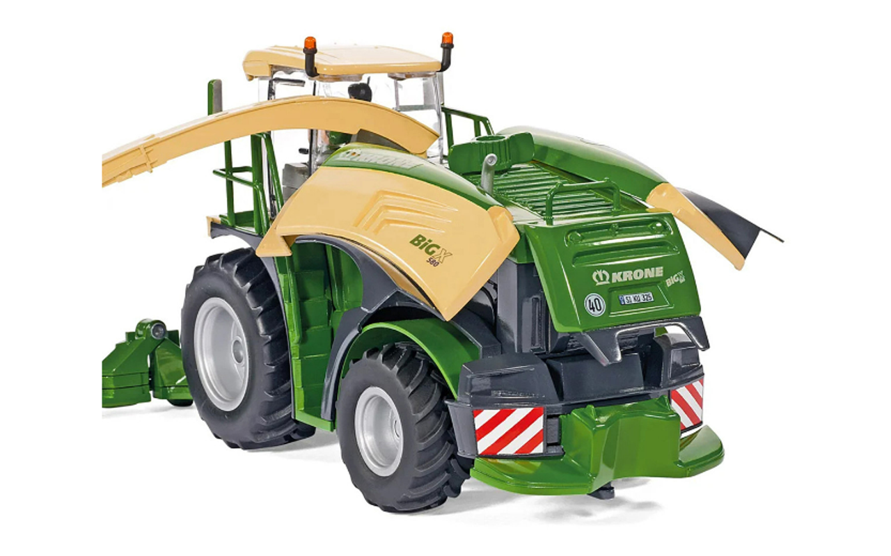 Krone BiG X 580 Forage Harvester Green and Beige 1/32 Diecast Model by Siku