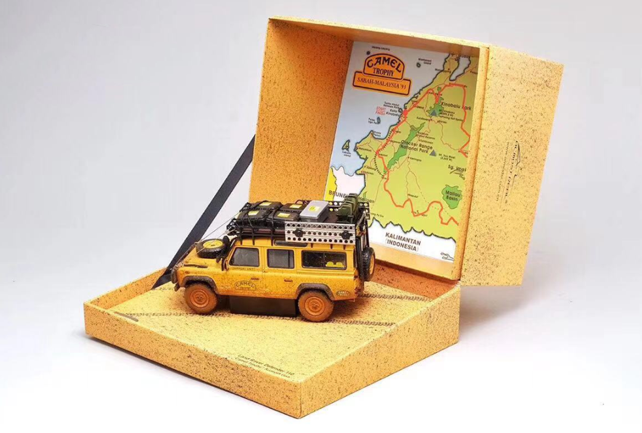 1/43 Almost Real Almostreal Land Rover Defender 110 Camel Trophy Diecast Car Model