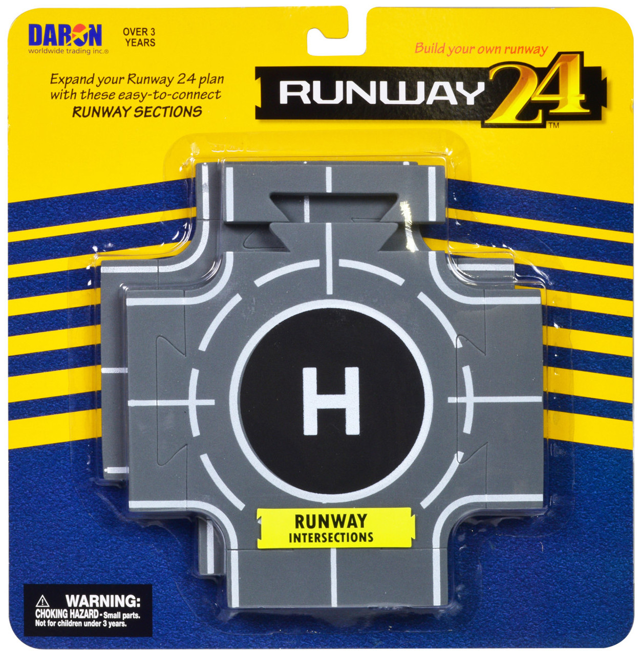 Runway Intersections 2 Piece Set for Diecast Models by Runway24