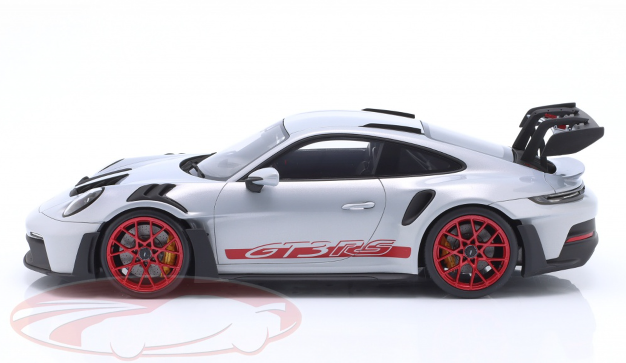 1/18 Dealer Edition 2022 Porsche 911 (992) GT3 RS (Ice Grey Metallic) Car Model