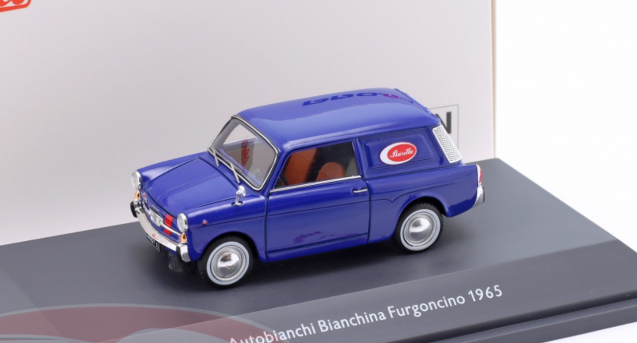 1/43 Schuco 1965 Autobianchi Bianchina Furgoncino (Blue) Car Model