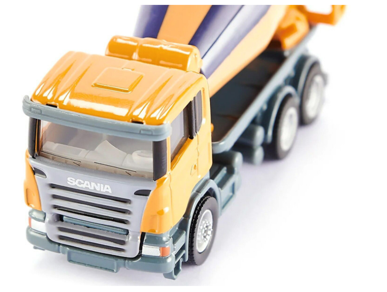 Scania Mixer Truck Yellow 1/87 (HO) Diecast Model by Siku