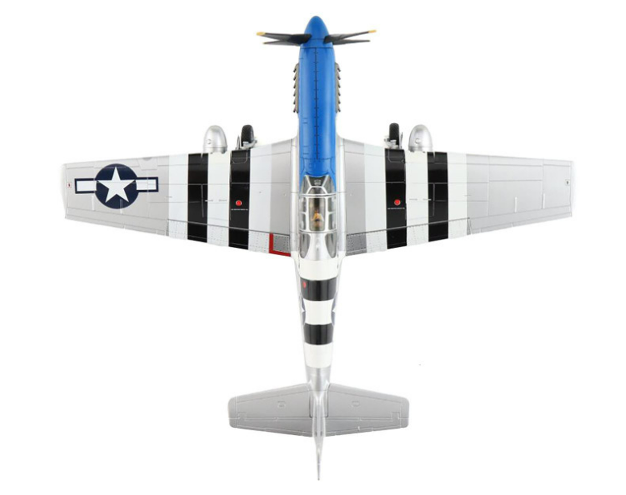 North American P-51C Mustang Fighter Aircraft "'Princess Elizabeth' Gathering of Mustangs and Legends United Kingdom" (2007) United States Air Force "Air Power Series" 1/48 Diecast Model by Hobby Master