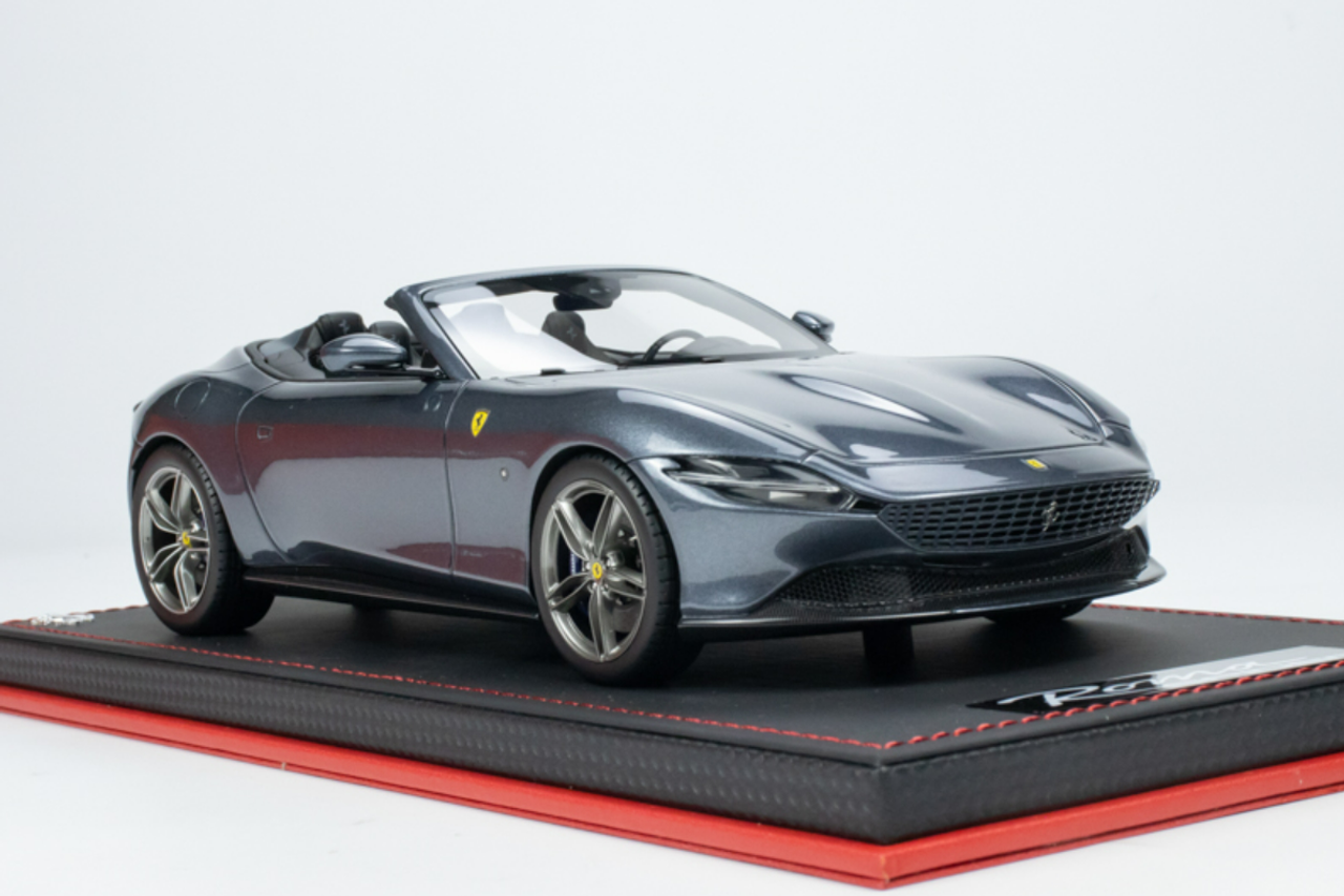 1/18 MR Collection Ferrari ROMA 2023 Convertible sports car model Roman Blue