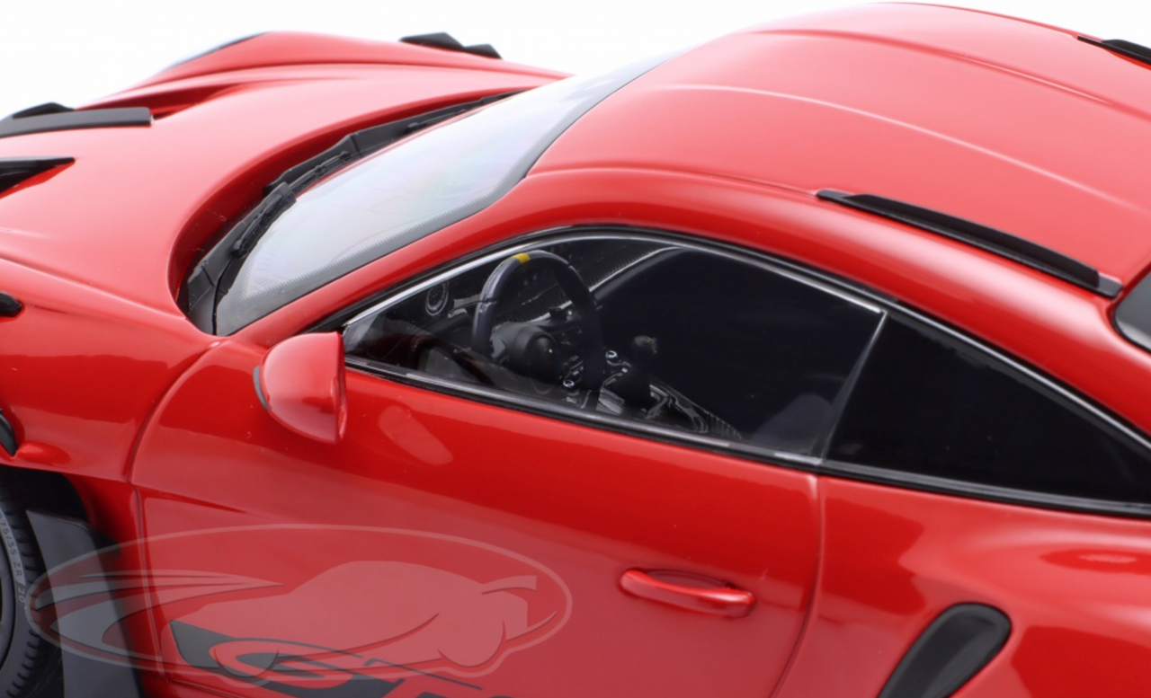 1/18 Minichamps 2023 Porsche 911 (992) GT3 RS (Red with Black Wheels) Car  Model 