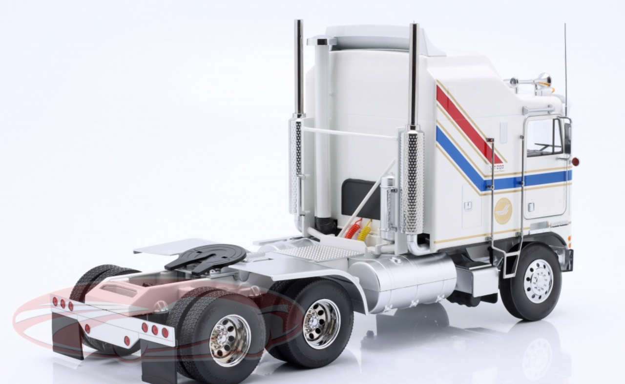 1/18 Road Kings 1976 Kenworth K100 Aerodyne SZM (White) Diecast Car Model