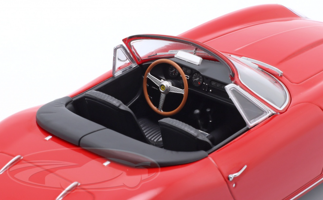 1/18 KK-Scale 1967 Ferrari 275 GTB4 NART Spyder with Spoke Rims (Red) Diecast Car Model