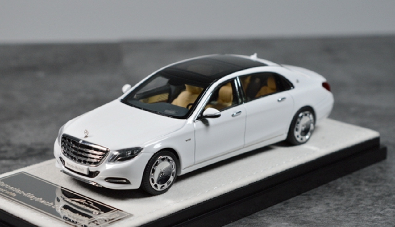 低価得価ALMOST REAL 1/43 メルセデス・マイバッハ Sクラス 2016 ホワイト　Mercedes S-class Maybach 2016 Diamond White 乗用車